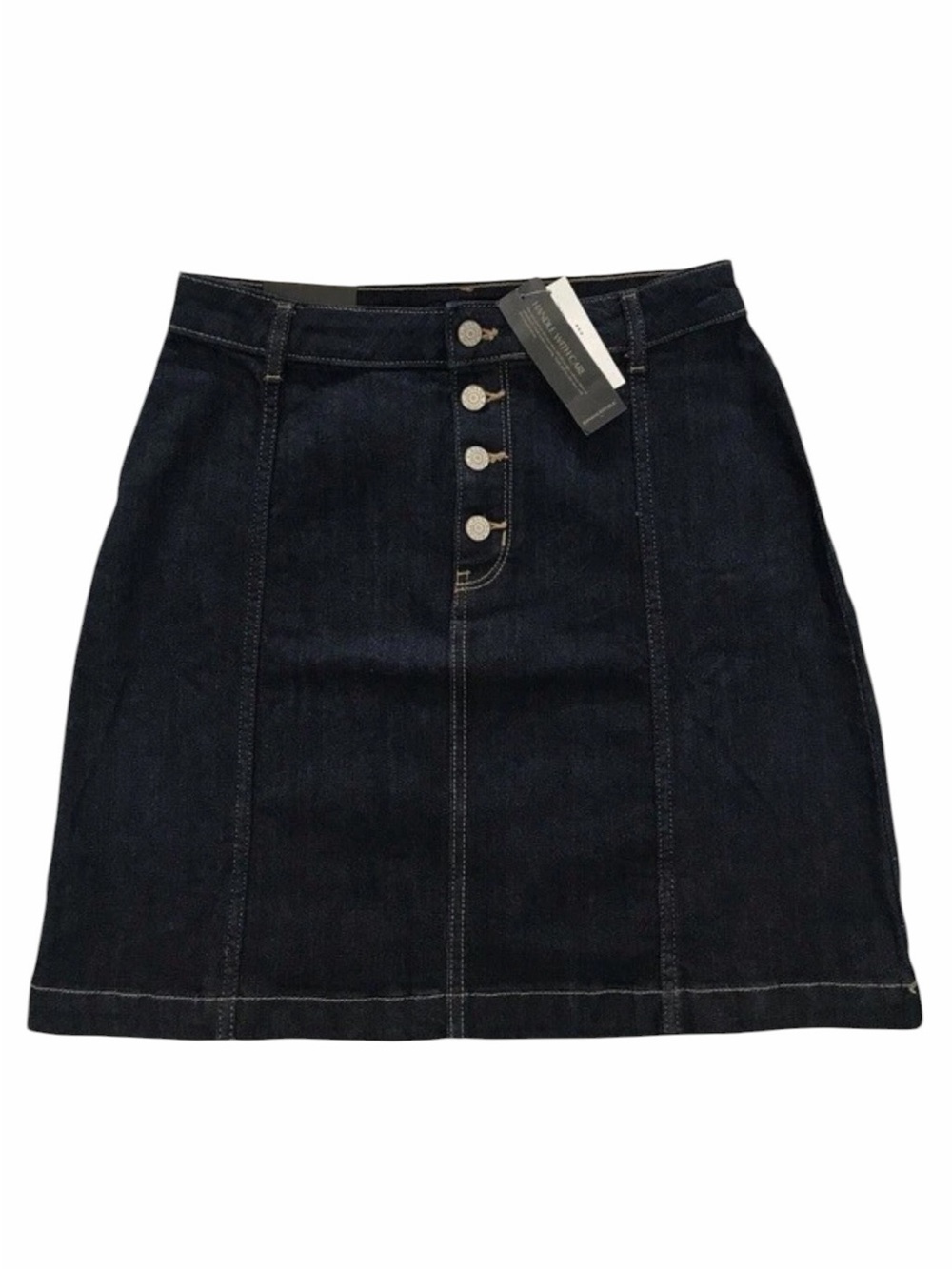 BANANA REPUBLIC DENIM SKIRT Size 26/2 Dark Wash New with Tags